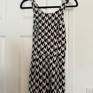 Black and White Houndstooth Jumpsuit NWT